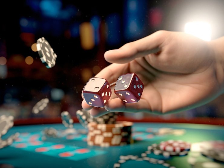 Live Koprok dice game interface on binjaitoto login showing dice roll and betting options