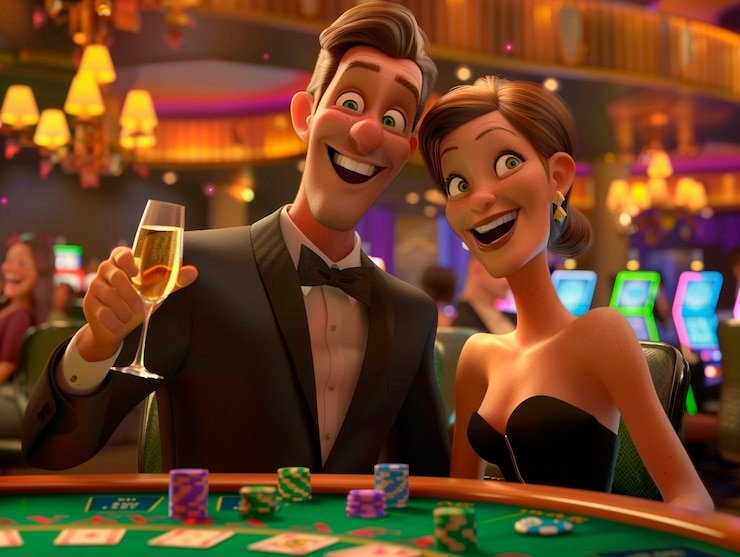 Live casino roulette table with dealer on binjaitoto login